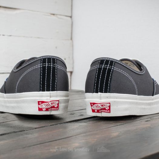 Men s shoes Vans OG Authentic LX Canvas Suede Asphalt Black Footshop