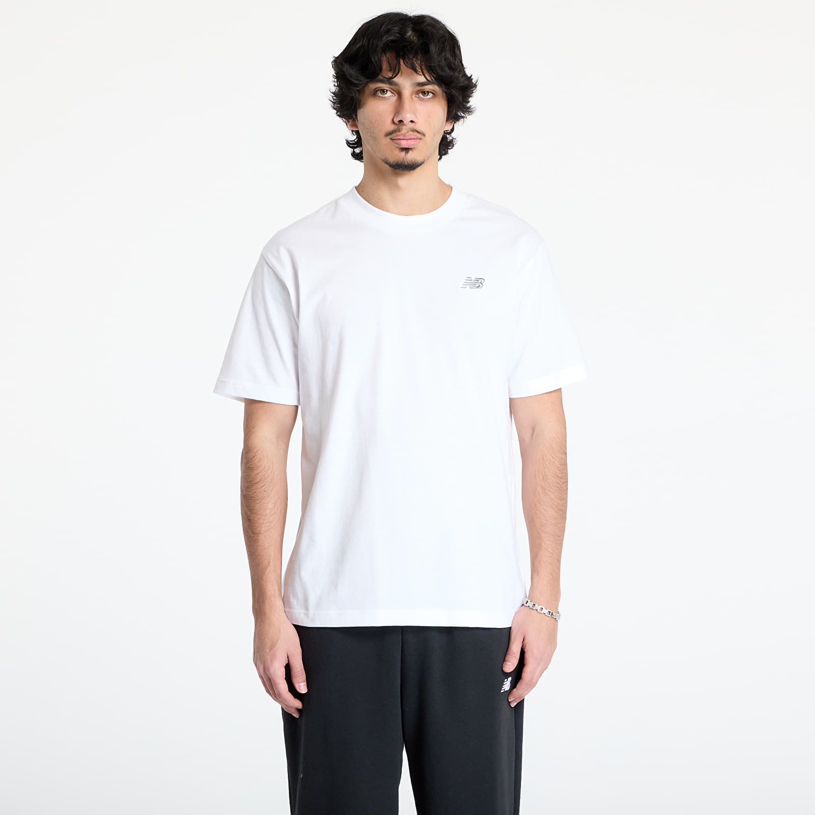 T-shirts homme New Balance Small Logo S/S White