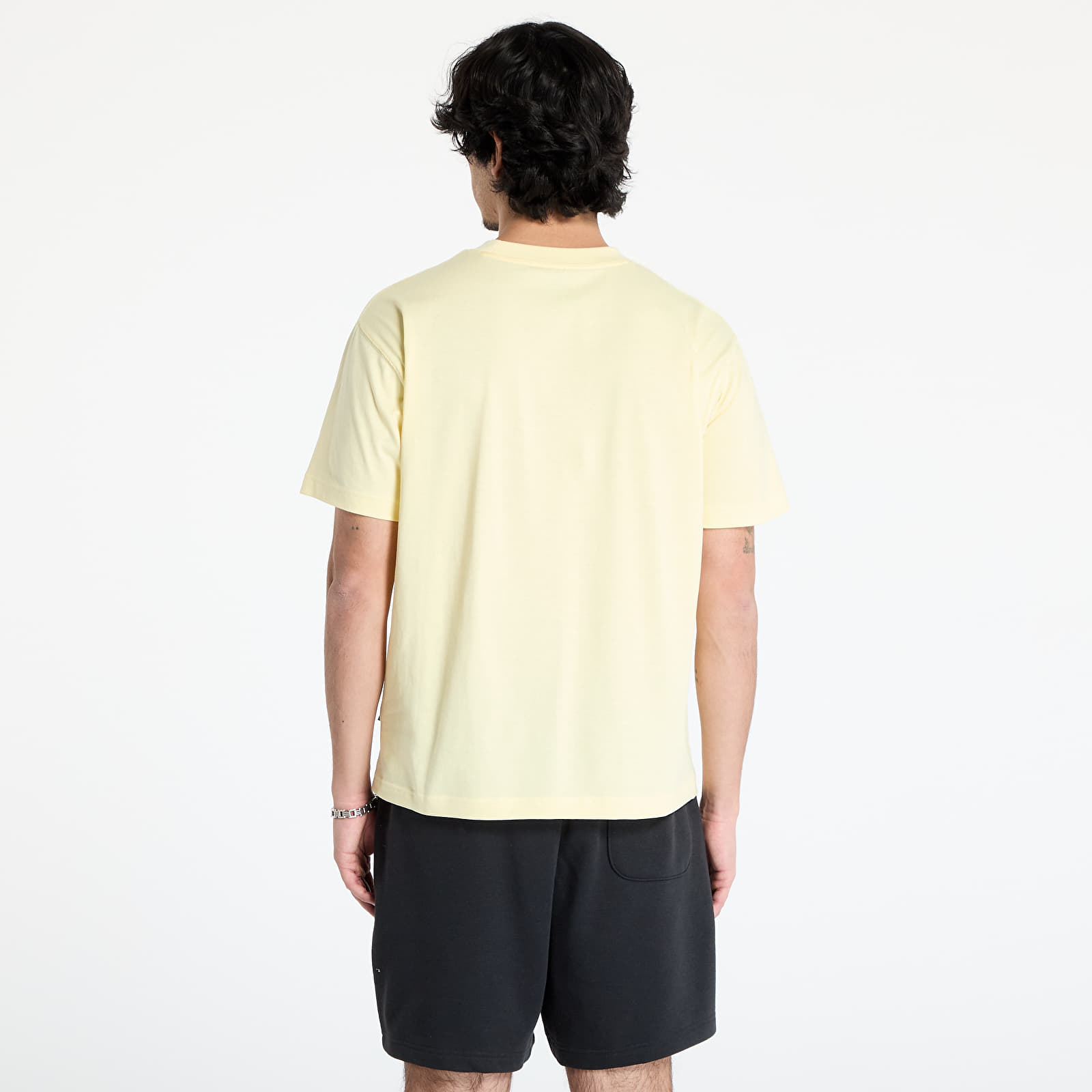 Männer T-Shirts New Balance Nautical Logo T-Shirt Yellow