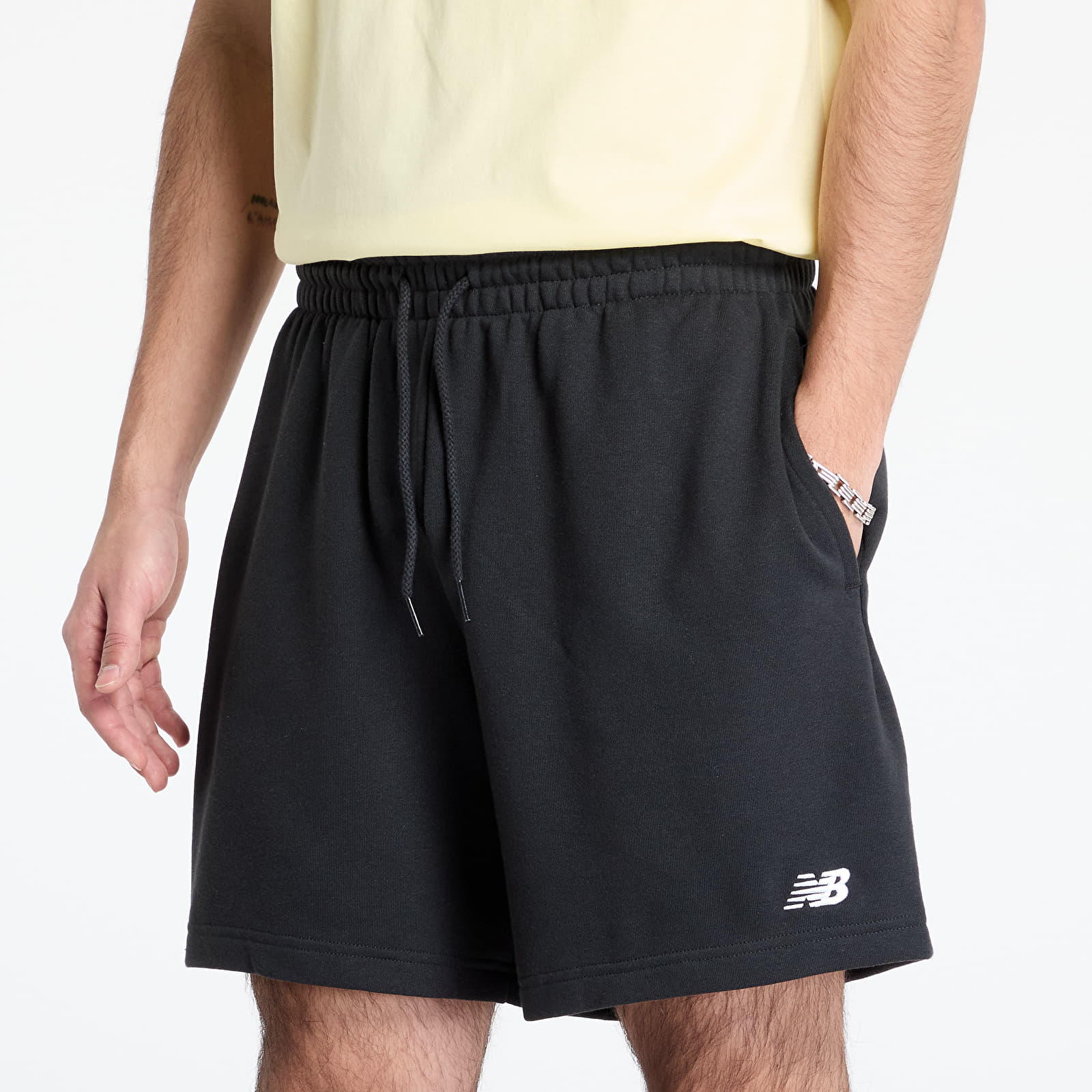 Ανδρικά σορτς New Balance French Terry Jogger Black