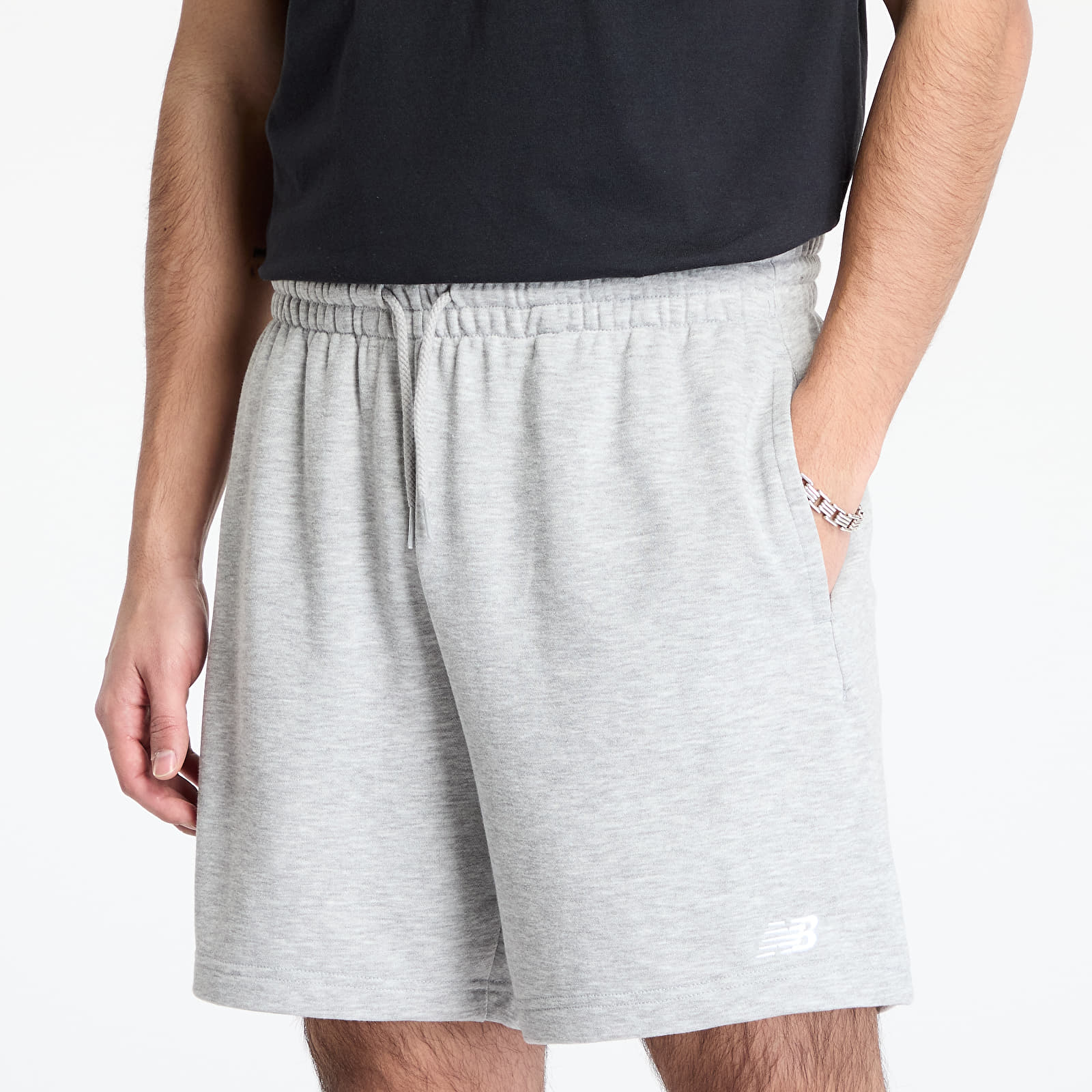 Pantalones cortos para hombre New Balance French Terry Short Grey
