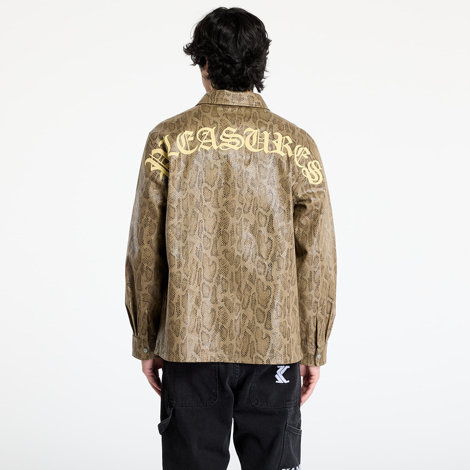 Meeste särgid PLEASURES Anaconda Overshirt Brown