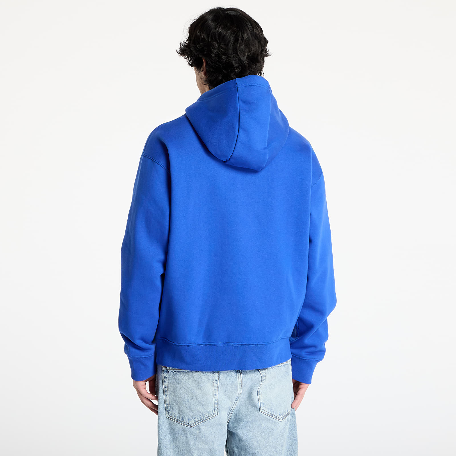 Men's hoodies Nike ACG Therma-FIT Fleece Pullover Hoodie Game Royal/ Safety Orange/ Summit White