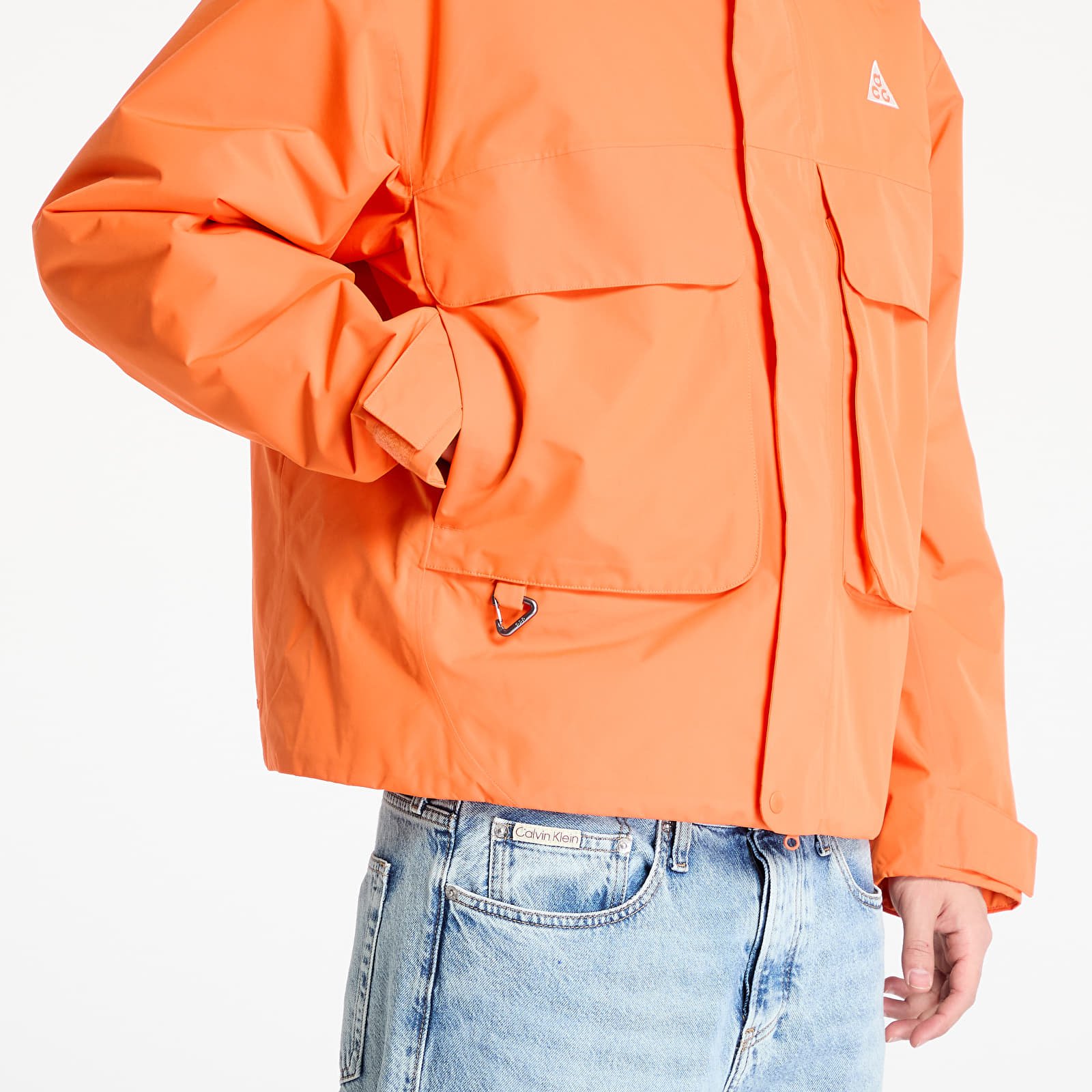 Herrenjacken Nike ACG PrimaLoft® "Skull Peak" Men's Storm-FIT Jacket Safety Orange/ Medium Olive/ Summit White