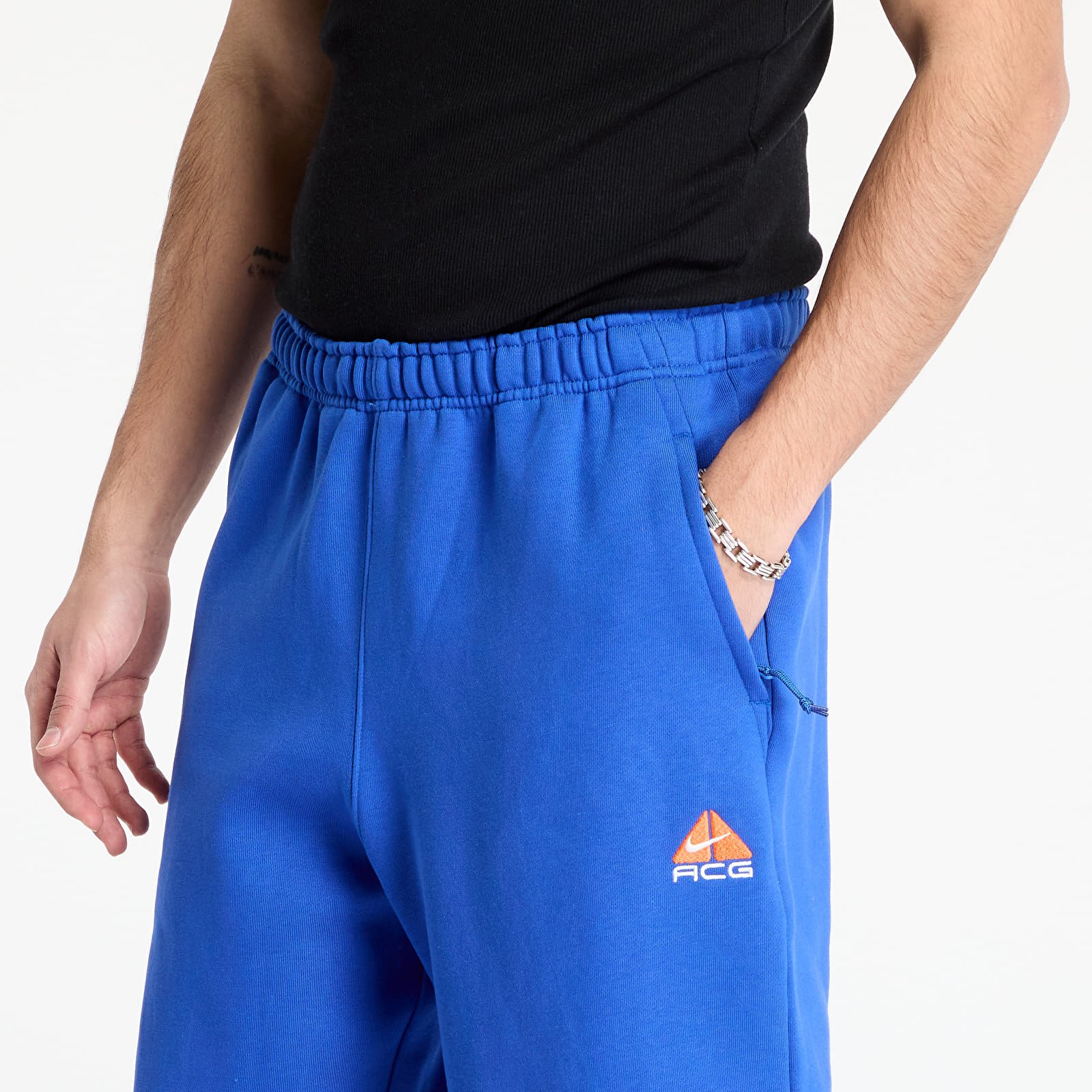 Calças Jogger Nike ACG Lungs Therma-FIT Repel "Tuff Fleece" Pants Game Royal/ Safety Orange/ Summit White