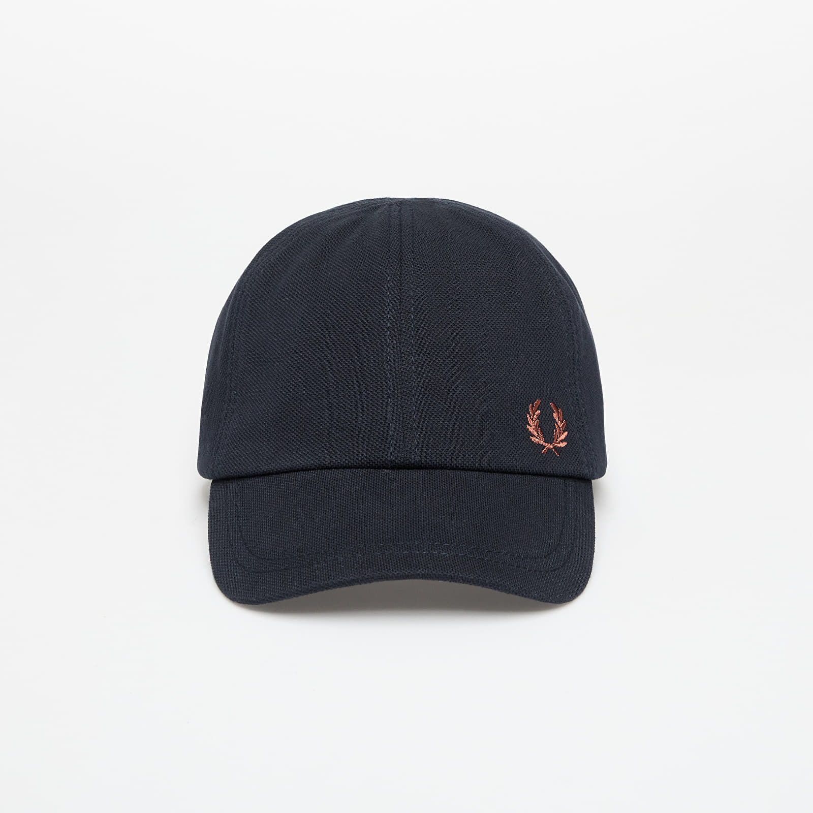 Caps FRED PERRY Pique Classic Cap Navy/  Cinnamon