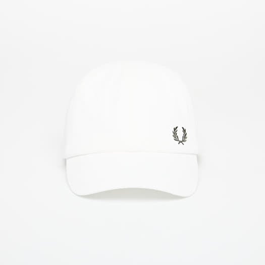 FRED PERRY Pique Classic Cap Snow White/  Court Green