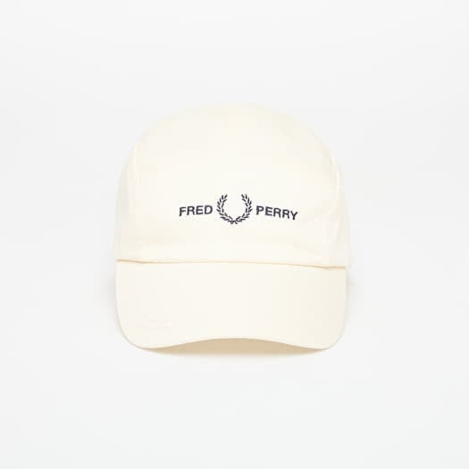 FRED PERRY 5 Panel Flp Twill Cap Ecru