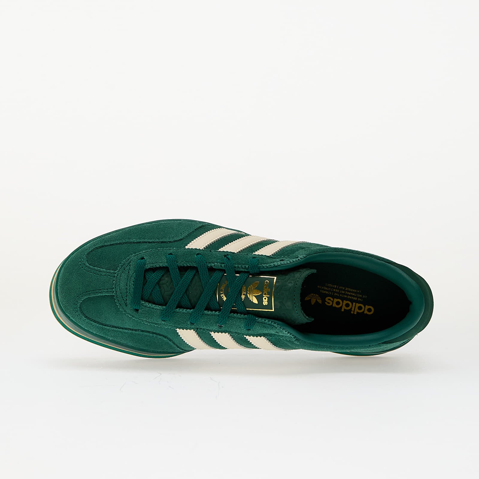 Dámské tenisky a boty adidas Gazelle Stack W Collegiate Green/ Gum 3/ Cream White