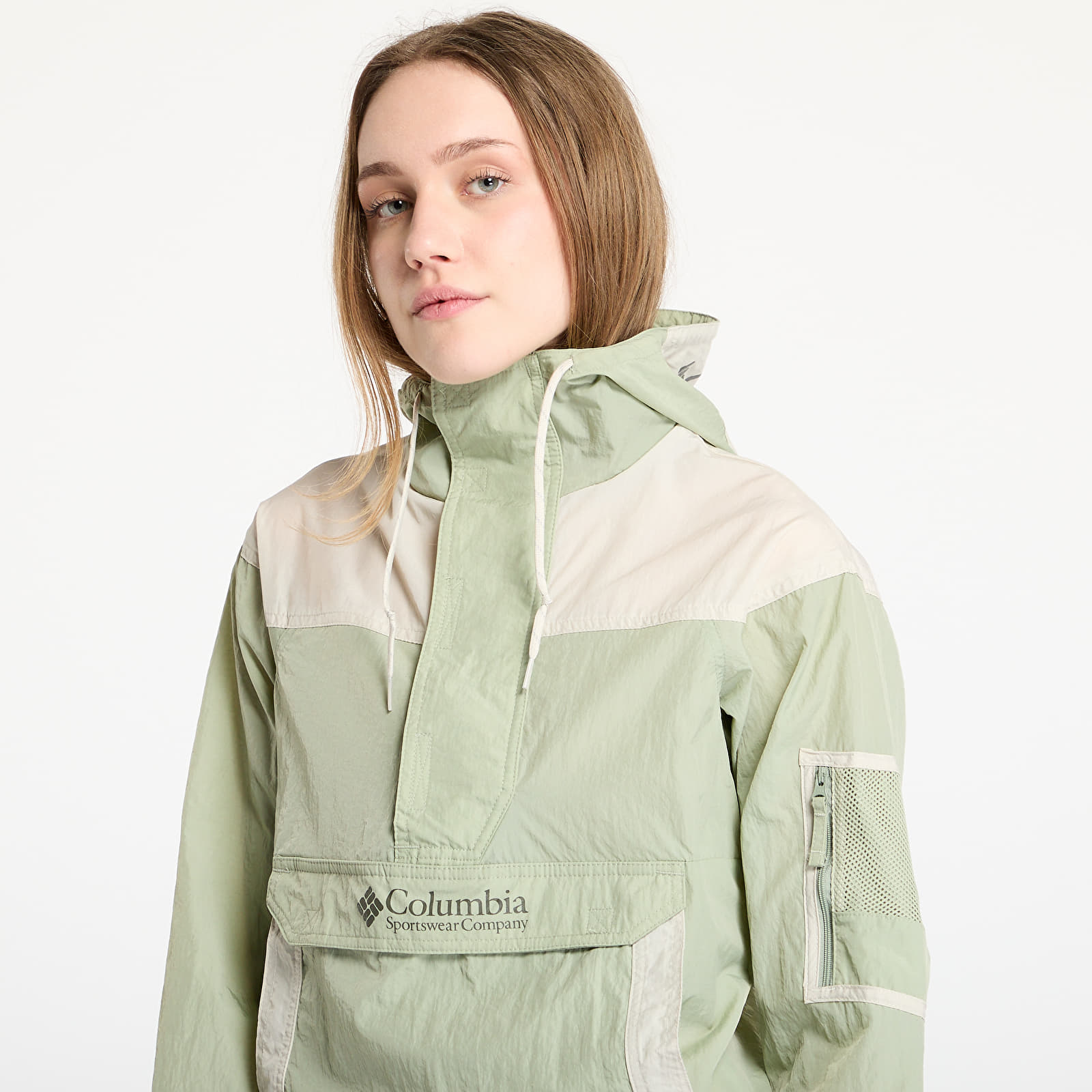 Women's windbreakers Columbia Challenger™ II Windbreaker Safari/ Dark Stone