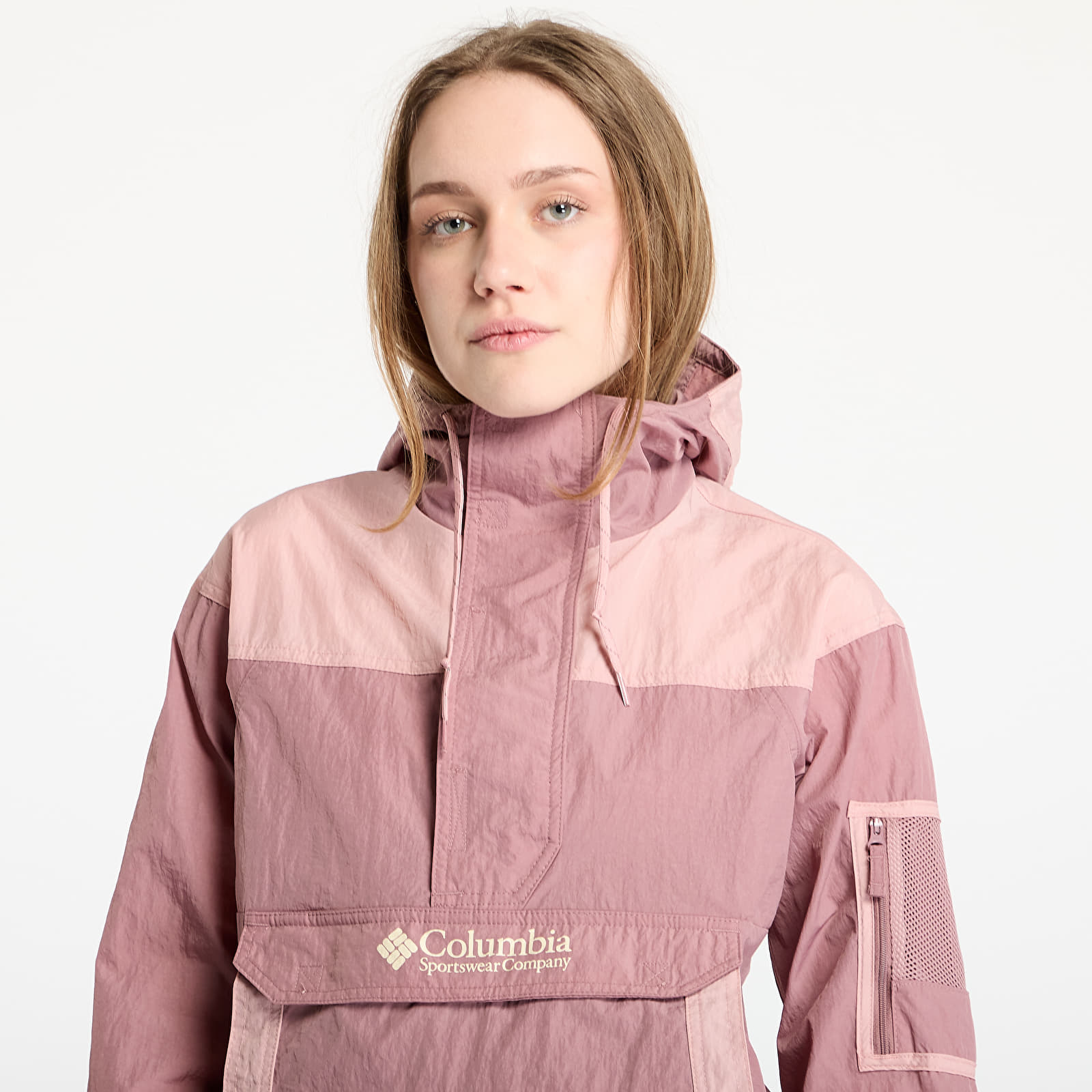 Leichten Jacken - Frauen Columbia Challenger™ II Windbreaker Fig/ Eraser Pink