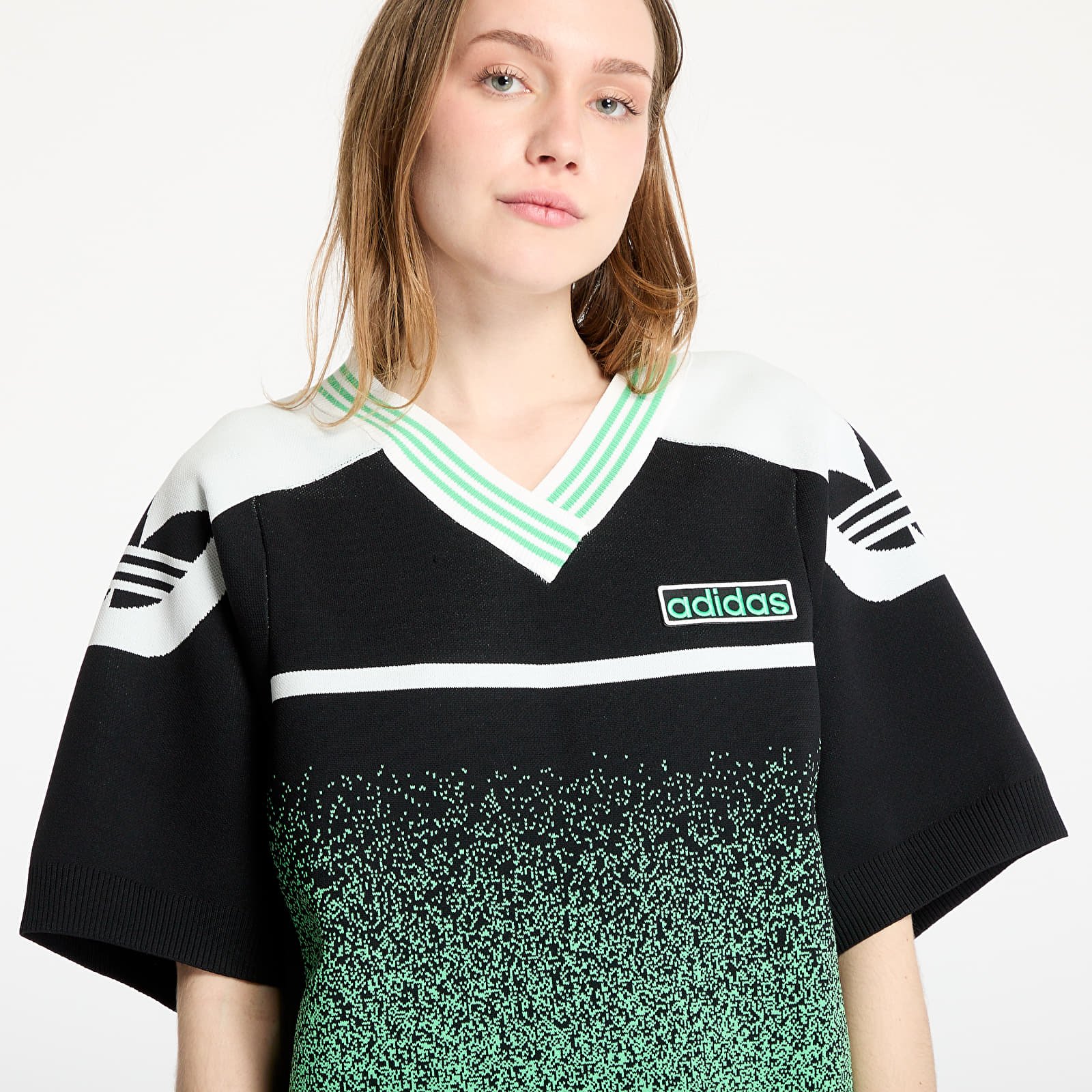 Women's T-shirts adidas Basketball Long T-Shirt Green/ Semi Screaming Green/ Black