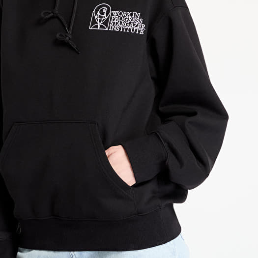 ★ドイツ発*carhartt WIP*新作*Stargazer フーディ/BLACK★ Carhartt WIP Hooded Stargazer Sweatshirt, Black / White