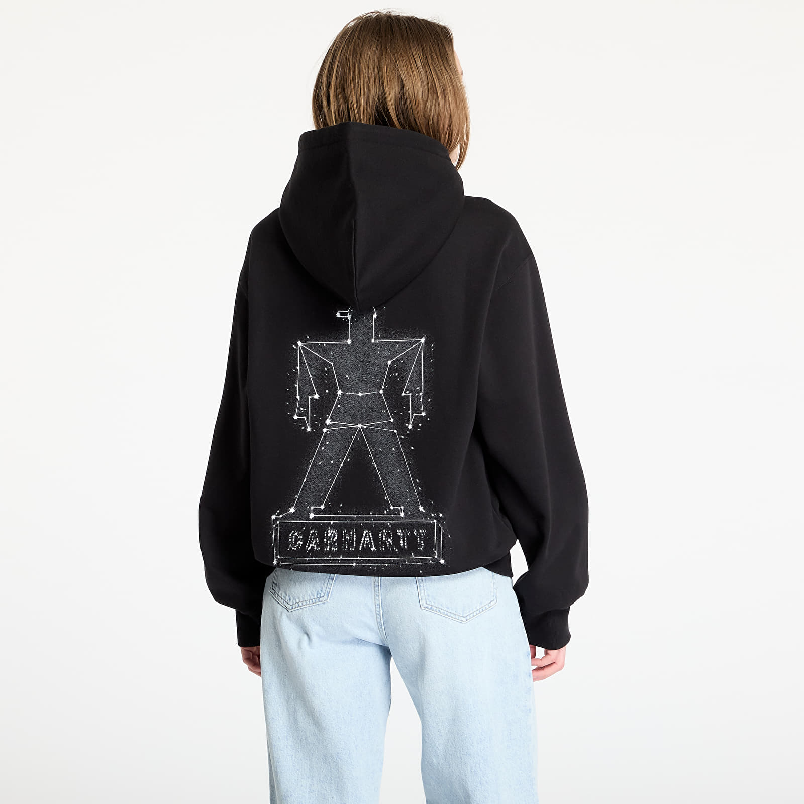 Hoodies and sweatshirts  Carhartt WIP Hooded Stargazer Sweat UNISEX Black/ White