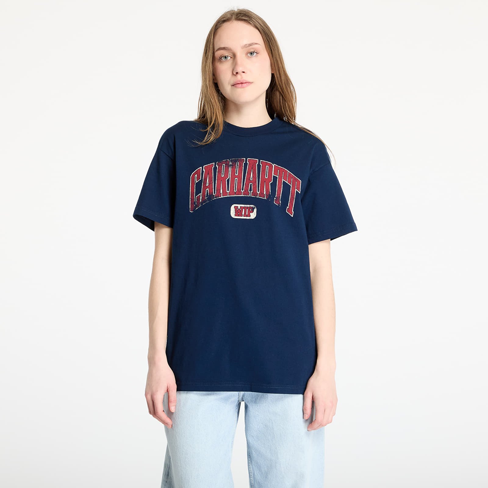 T-shirts Carhartt WIP S/S Lecture T-Shirt UNISEX Ink Heavy Enzyme Wash
