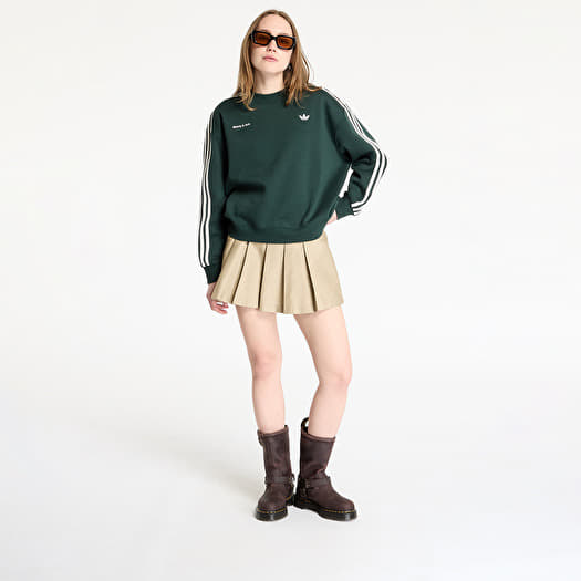 新品M Adidas sporty &amp; rich スウェット JN5320 adidas SPORTY & RICH SWEATSHIRT シャドーグリーン（アディダス