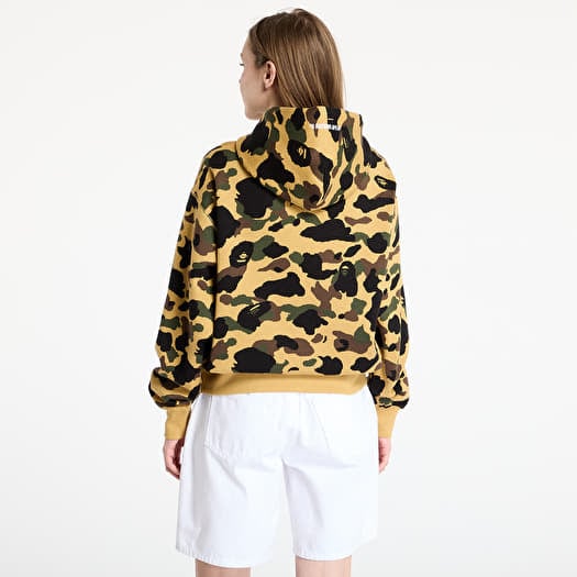 【A BATHING APE】2色展開 1ST CAMO JACQUARD PULLOVER HOODIE Men's hoodies A BATHING APE 1St Camo Jacquard One Point