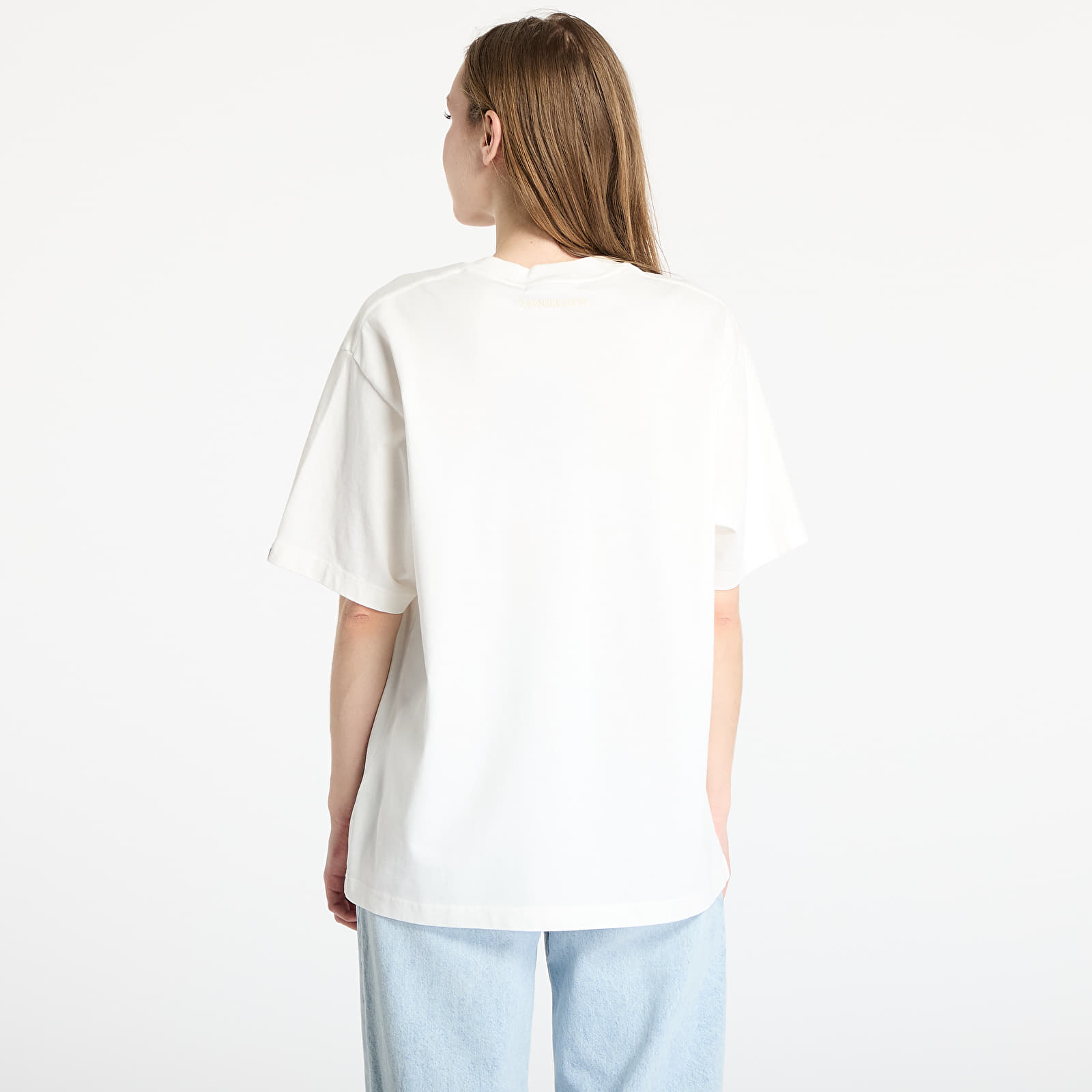 Männer T-Shirts A BATHING APE Garment Dye Rhinestone Ape Head Relaxed Fit Tee UNISEX Ivory