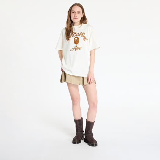 Men's T-shirts A BATHING APE Chain Stitch College Relaxed Fit Tee