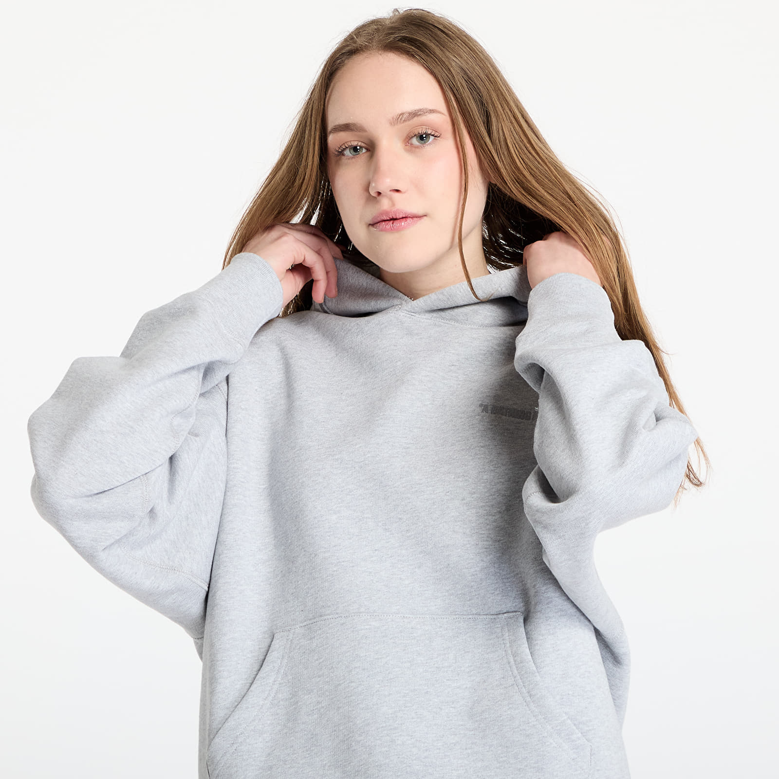 Vīriešu kapuces A BATHING APE Shark Logo Relaxed Fit Pullover Hoodie UNISEX Gray