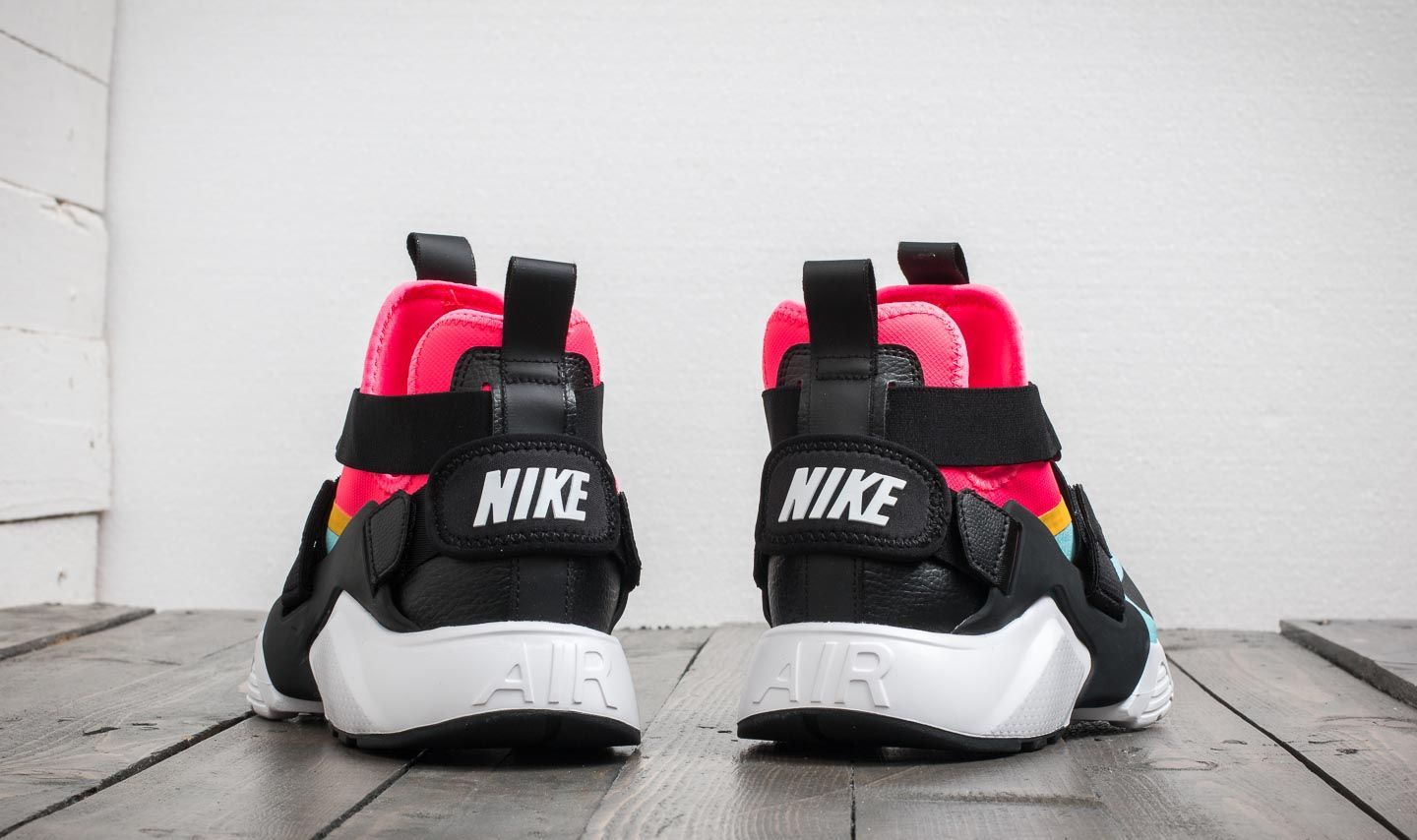 Huarache city top bleached aqua
