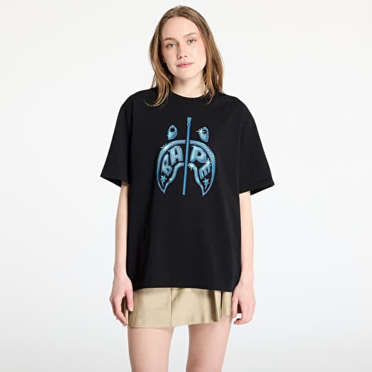 A BATHING APE Shark Relaxed Fit Tee UNISEX Black