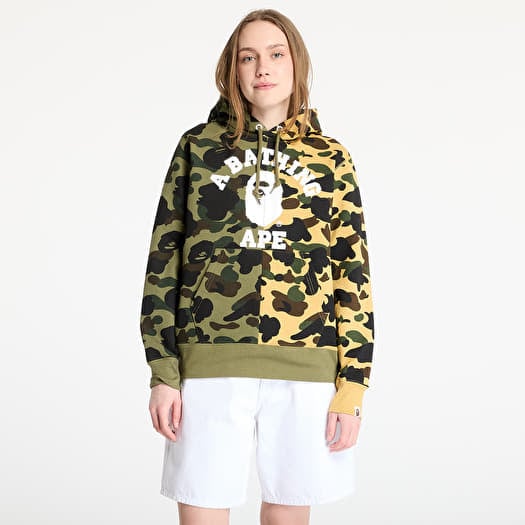 A BATHING APE 1St Camo Separate Pullover Hoodie UNISEX Multi