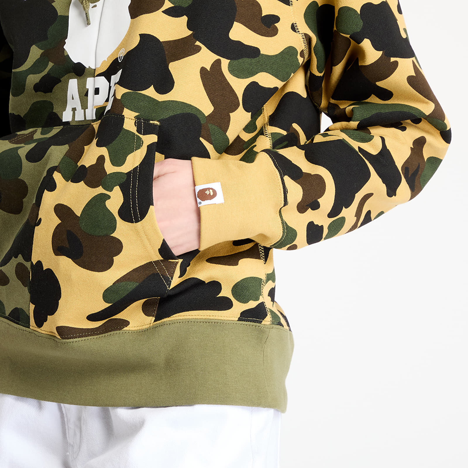 Mikiny A BATHING APE 1St Camo Separate Pullover Hoodie UNISEX Multi