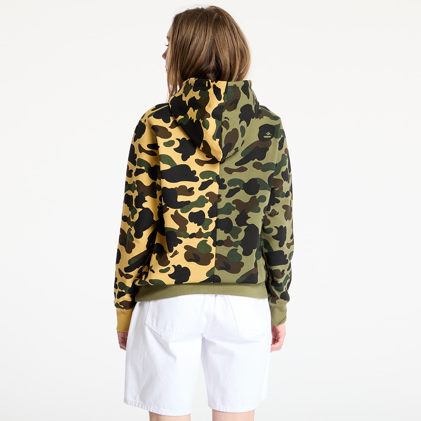 Mikiny A BATHING APE 1St Camo Separate Pullover Hoodie UNISEX Multi