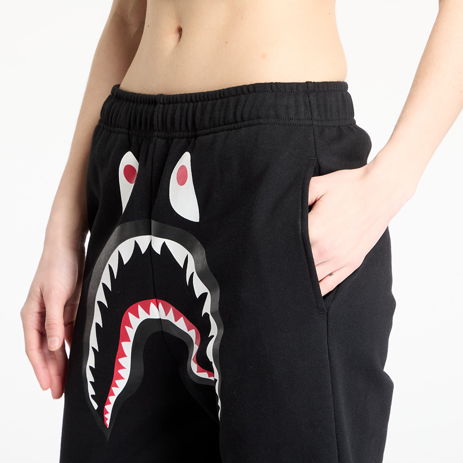 Men's sweatpants A BATHING APE Shark Regular Fit Sweat Pants UNISEX Black
