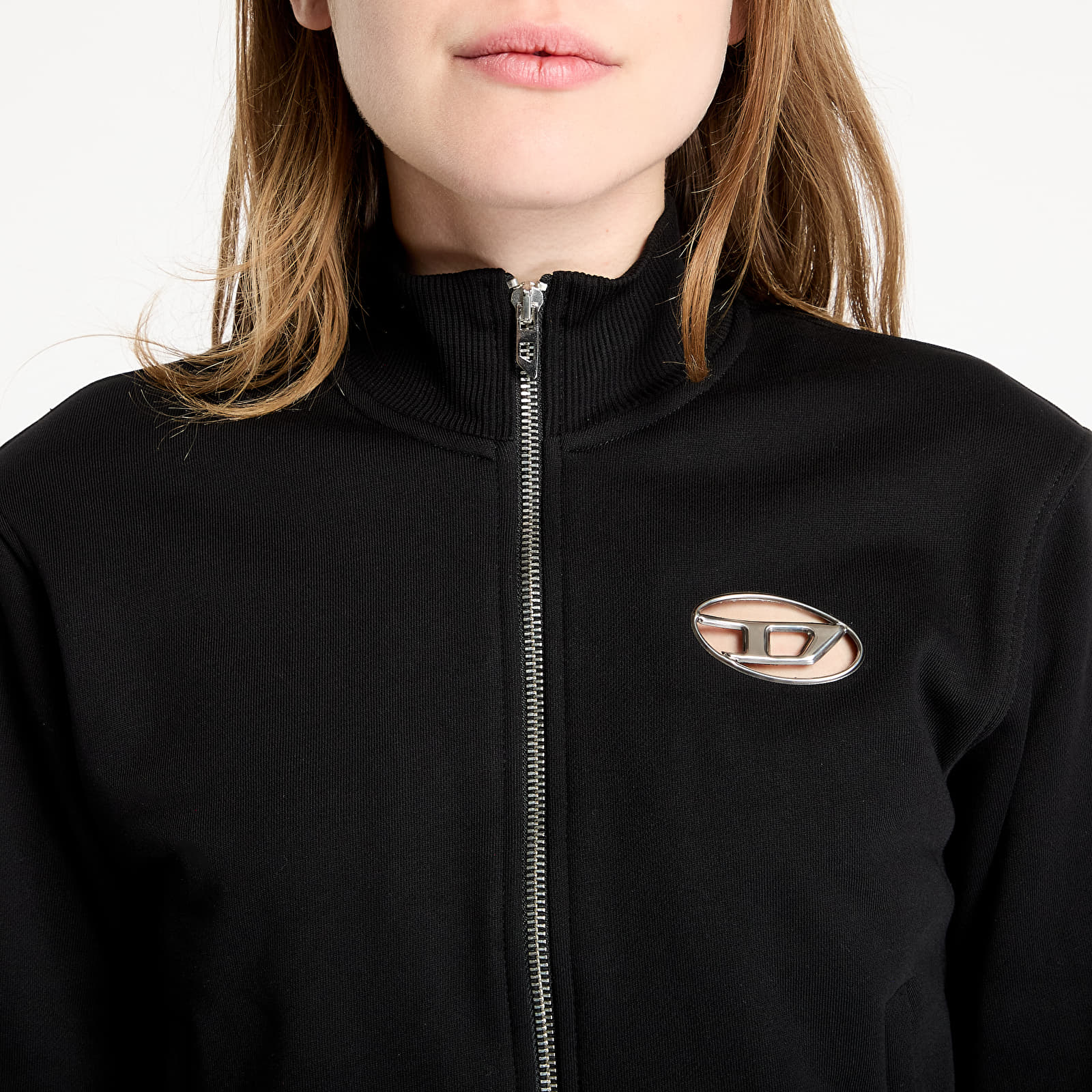 Women's hoodies Diesel F-Flacin Sweat-Shirt Black