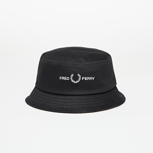 FRED PERRY Flp Twill Bucket Hat Black