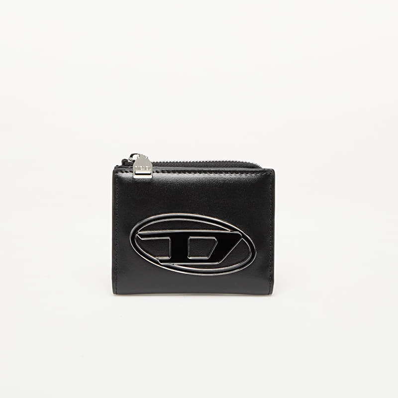 Diesel 1Dr Card Holder Zip L Wallet Black | Footshop