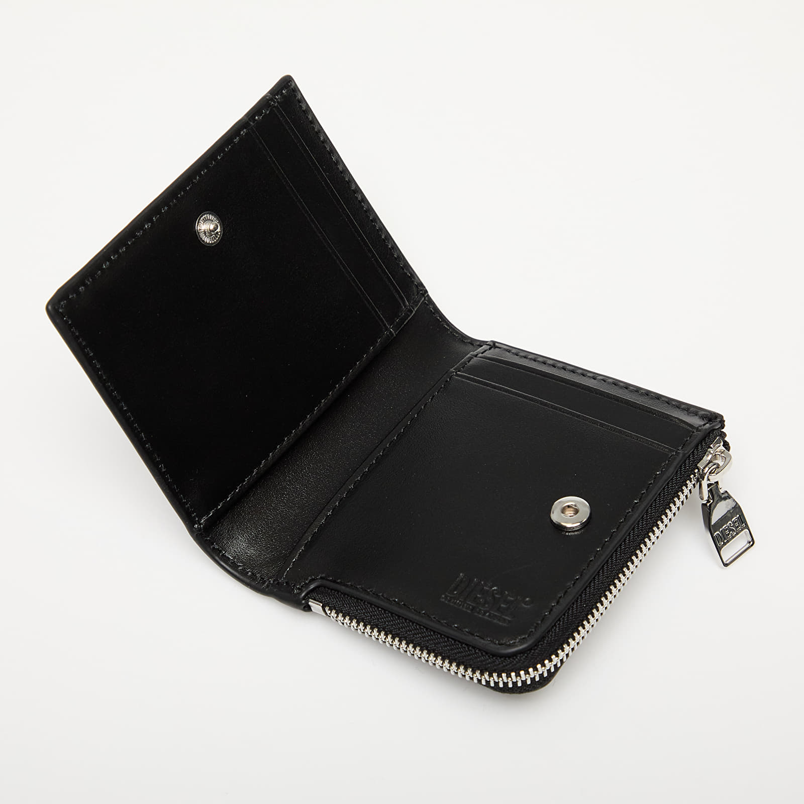 Herren Geldbeutel Diesel 1Dr Card Holder Zip L Wallet Black