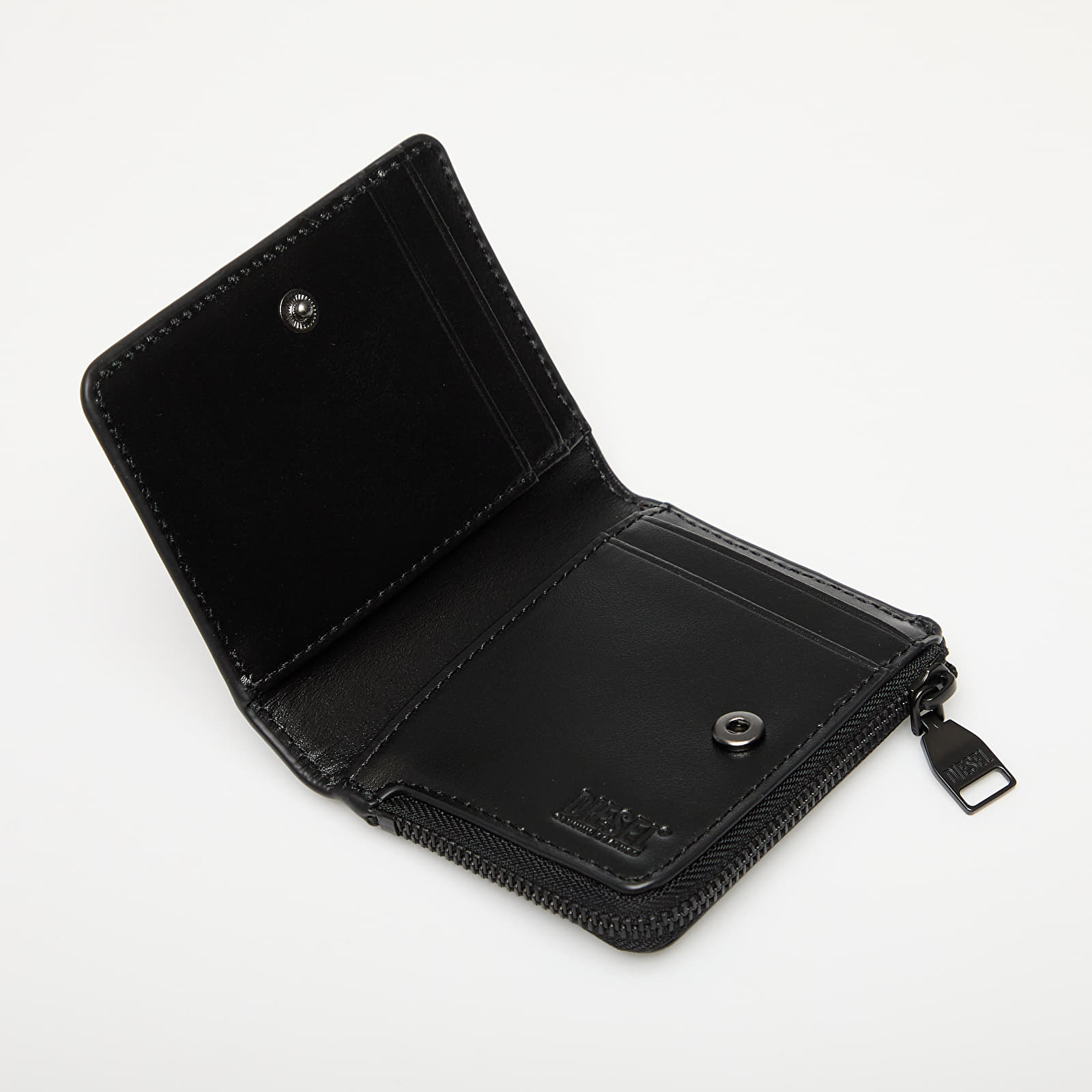 Carteiras de homem Diesel Holi-D Card Holder Zip Black