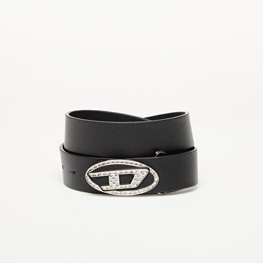 Diesel Oval D Logo B-1Dr-Layer Strass Black