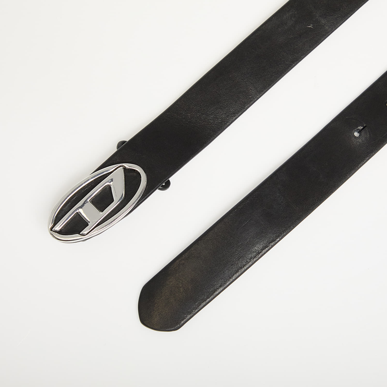 Damen Gürtel Diesel Oval D Logo B-1Dr-Layer Belt Black