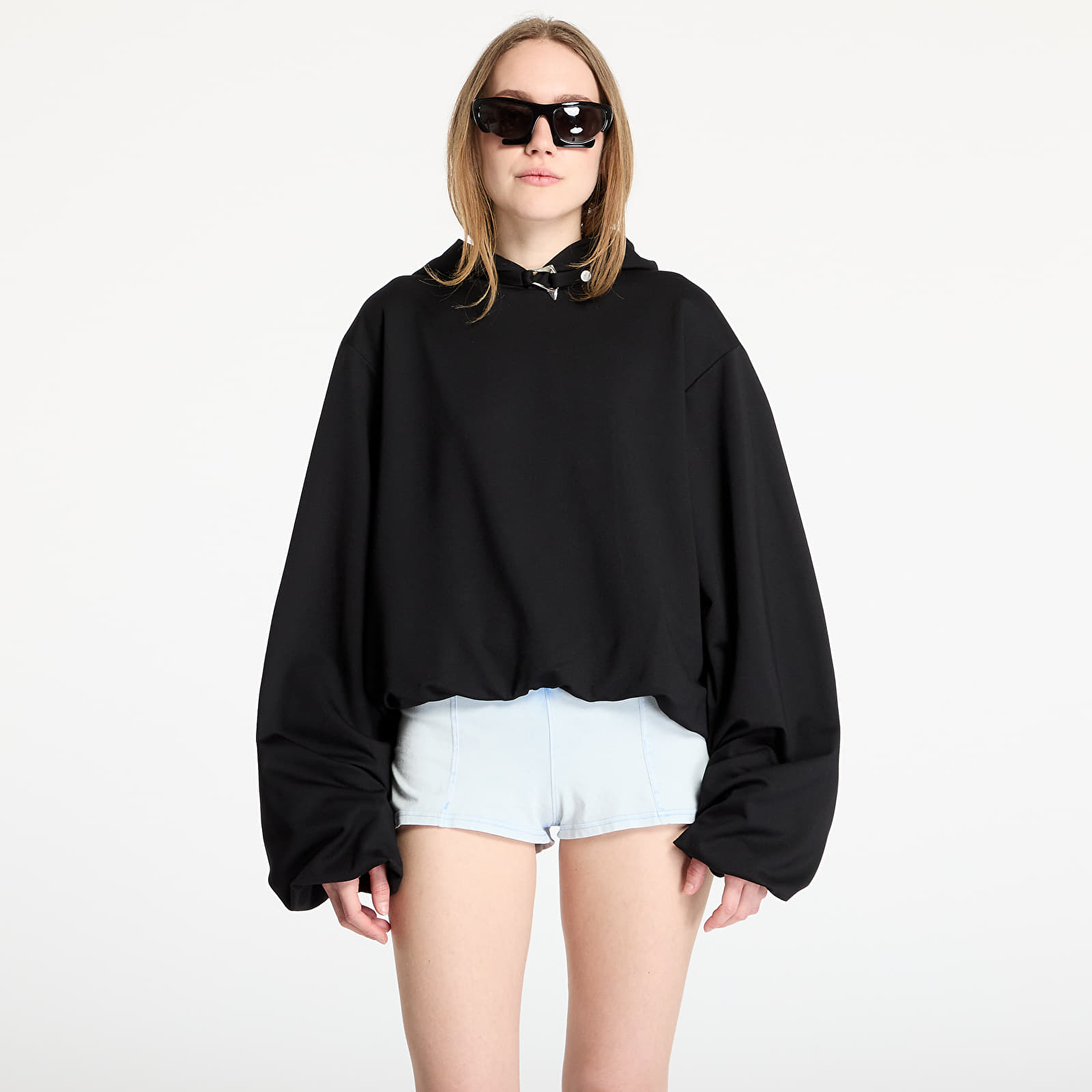 Mikiny HELIOT EMIL Enodo Hoodie UNISEX Black