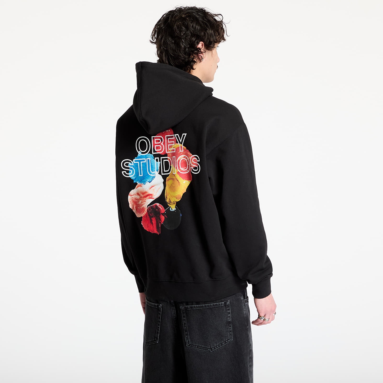 Hoodies and sweatshirts  OBEY Studios Palette Black