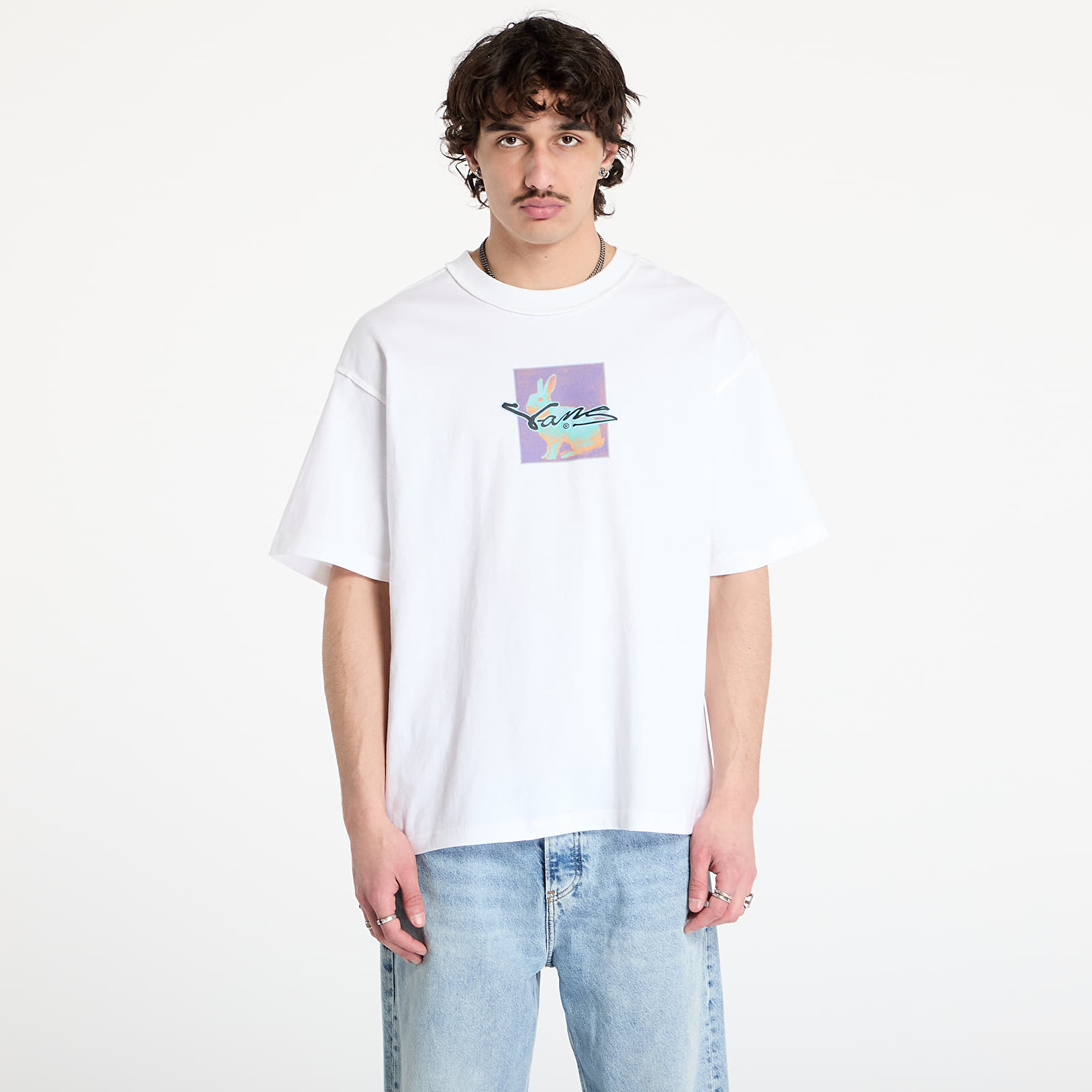 Pánská trička Vans LX Down The Rabbit Hole T-Shirt White