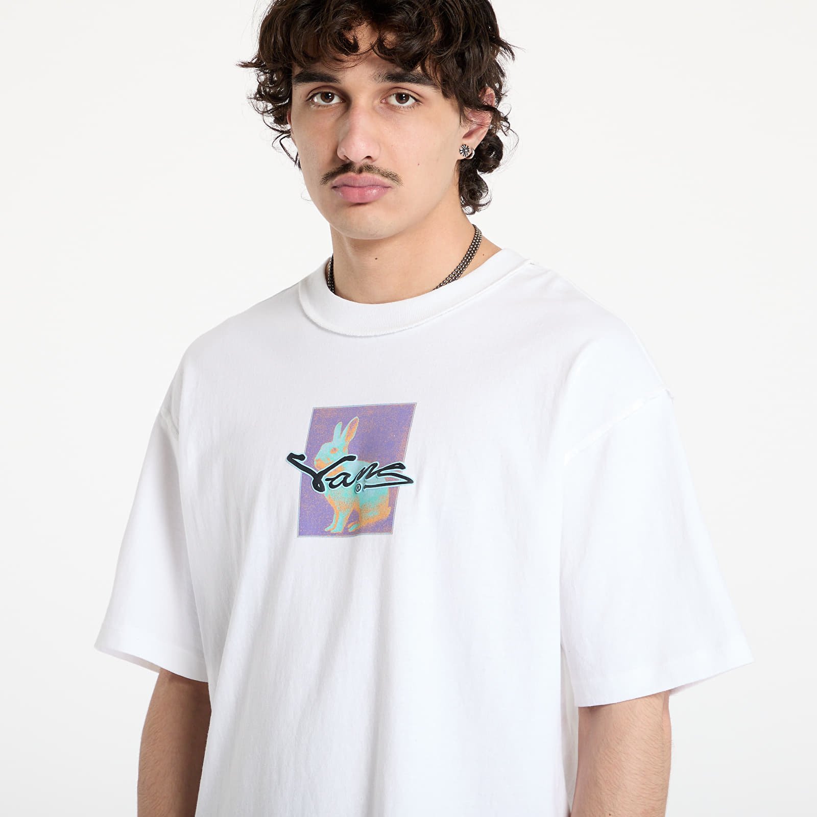 Pánská trička Vans LX Down The Rabbit Hole T-Shirt White