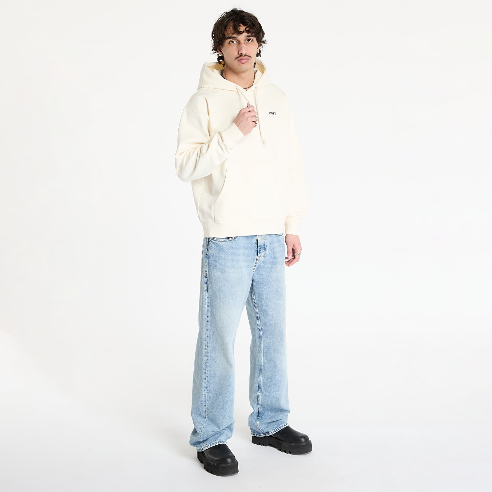 Hoodies and sweatshirts  OBEY Bold Eye Unbleached