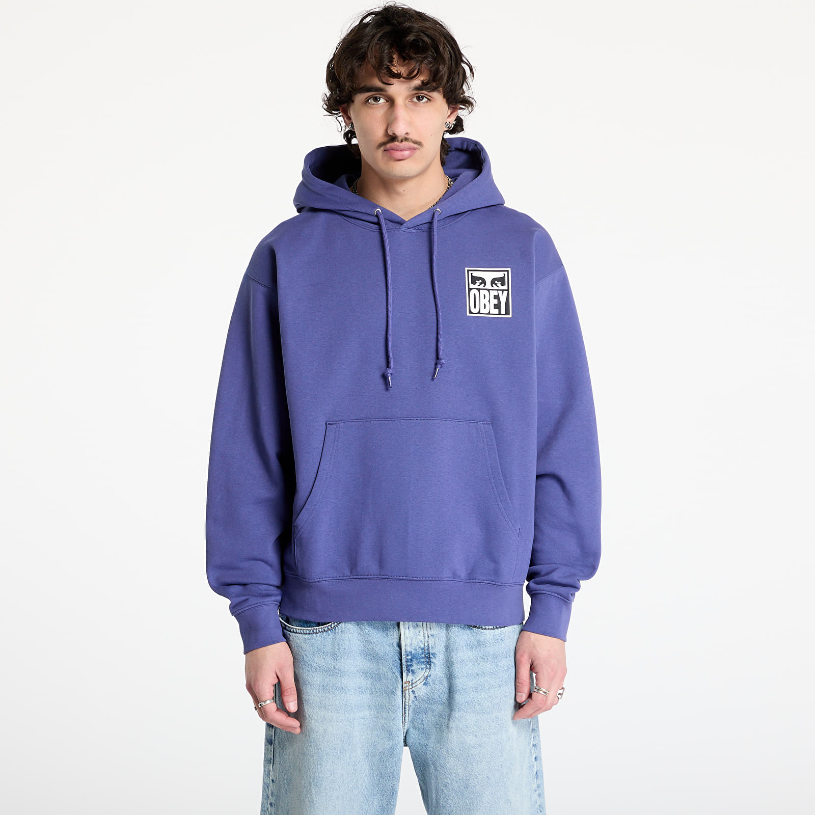 Hoodies and sweatshirts  OBEY Eyes Icon 2 Skipper Blue