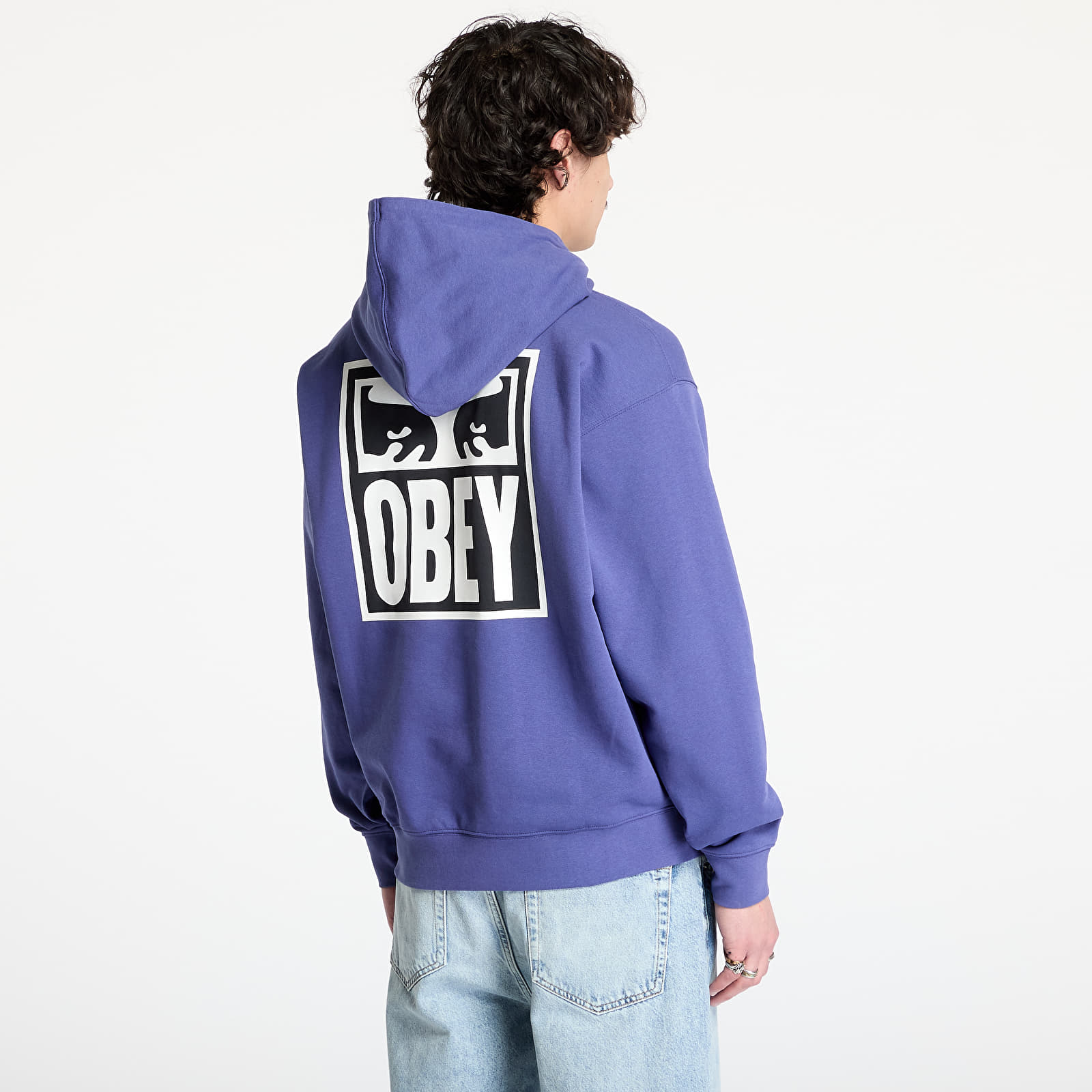 Hoodies and sweatshirts  OBEY Eyes Icon 2 Skipper Blue