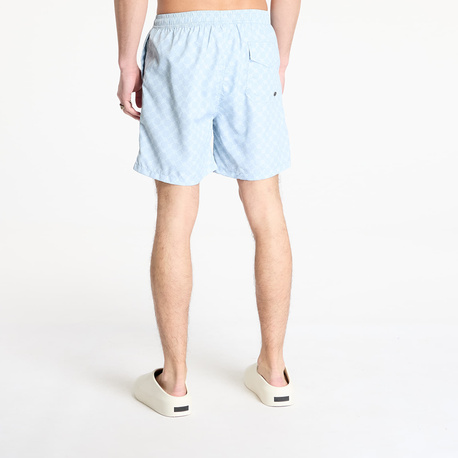 Bademode Daily Paper Logo Swimshorts Subdued Blue