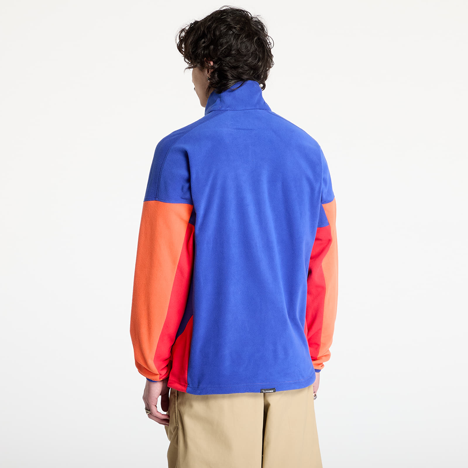Jackets adidas Terrex Multi Climawarm Fleece Anorak Semi Lucid Blue/ Semi Impact Orange/ Pure Ruby