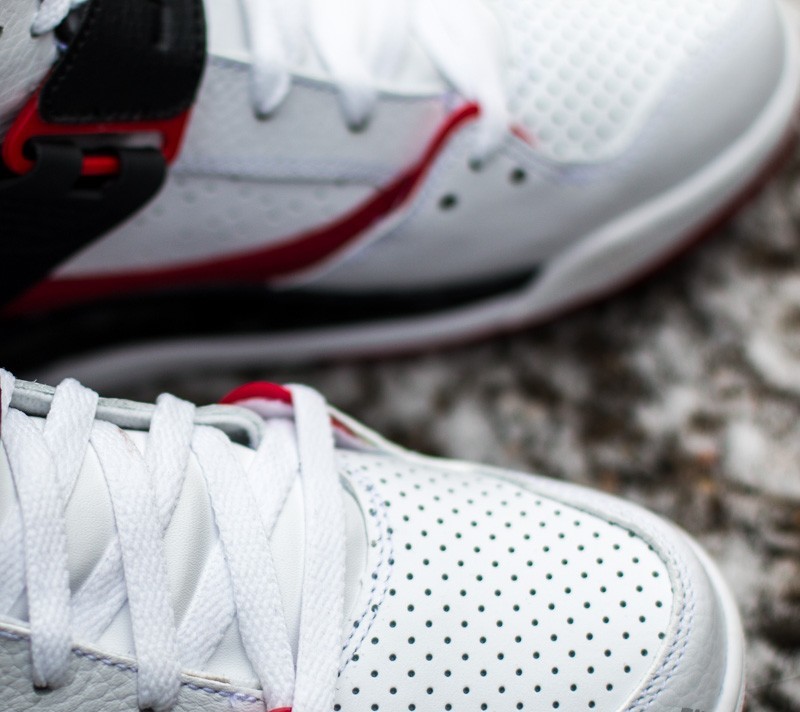 Férfi cipők Jordan Flight 45 High White/ Gym Red-Black