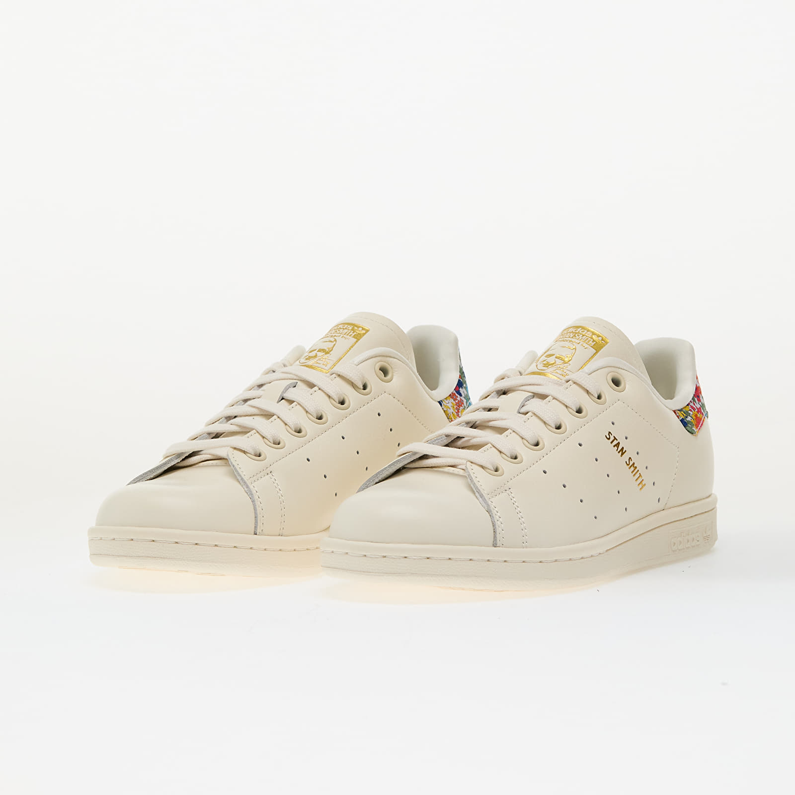 Women's shoes adidas x Liberty London Stan Smith W Off White/ Gold Metallic/ Supplier Colour