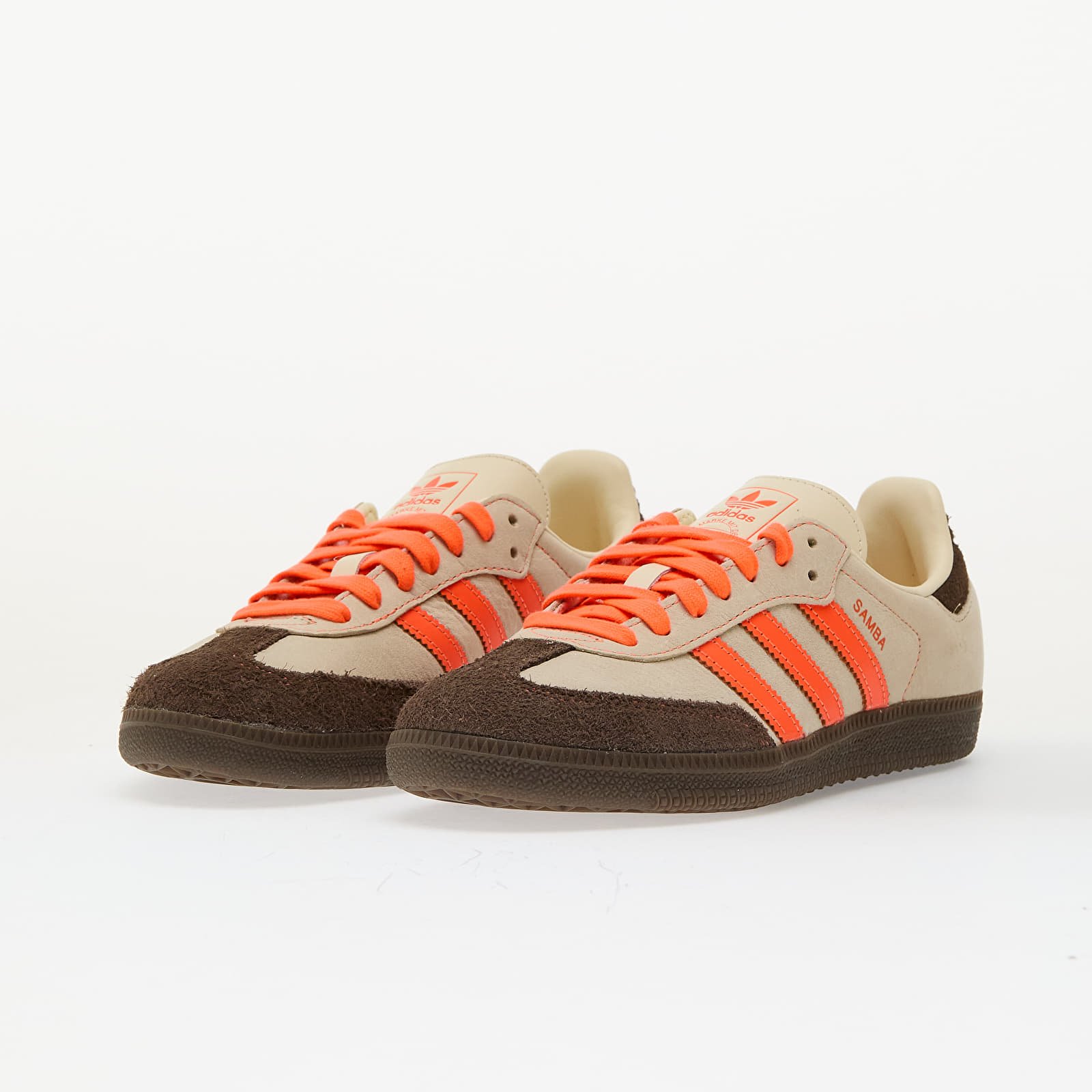 Sapatos de mulher adidas Samba Og W Solar Orange/ Crew White/ Solar Orange
