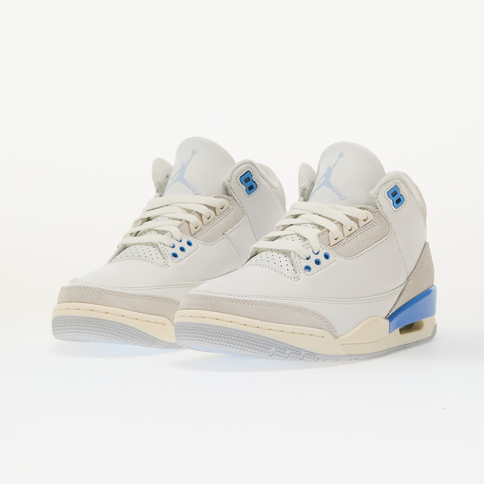 Männer Air Jordan 3 Retro "Lucky Shorts" Summit White/ Hydrogen Blue-Legend Blue